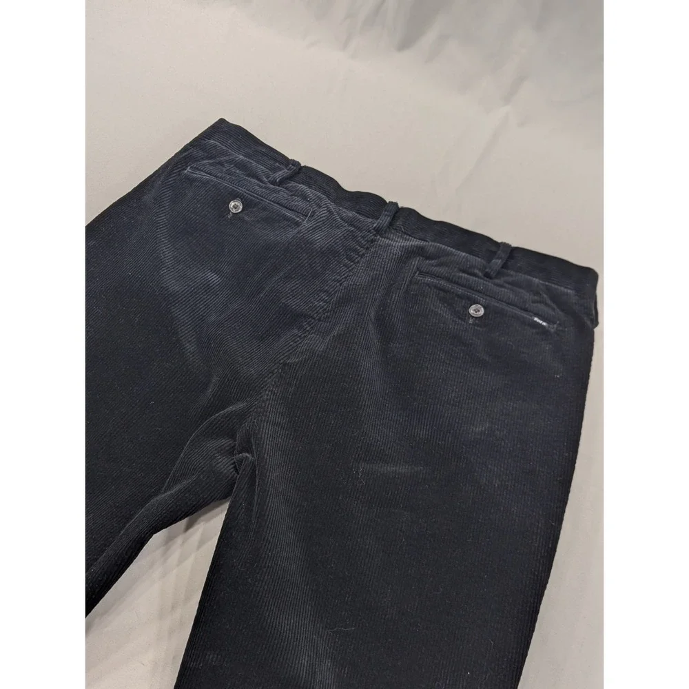 Vtg Polo‎ Ralph Lauren Pants 36X28 (36x30 Tag)  Black Corduroy Classic Fit EUC